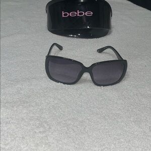 Bebe Chic Black Sunglasses